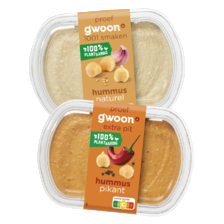 g'woon hummus naturel of pikant